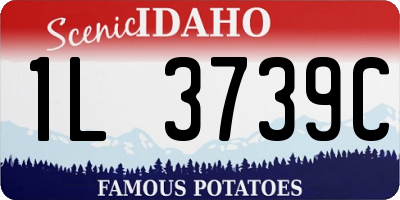 ID license plate 1L3739C