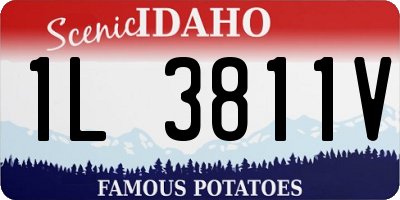 ID license plate 1L3811V