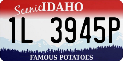 ID license plate 1L3945P
