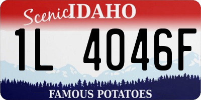 ID license plate 1L4046F