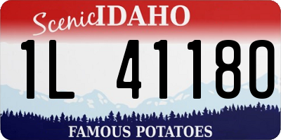ID license plate 1L4118O