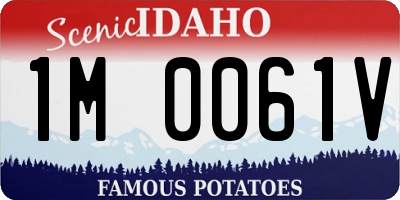 ID license plate 1M0061V