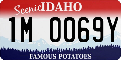 ID license plate 1M0069Y