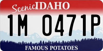 ID license plate 1M0471P