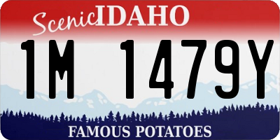 ID license plate 1M1479Y