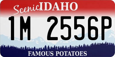 ID license plate 1M2556P