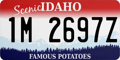 ID license plate 1M2697Z