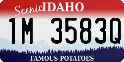 ID license plate 1M3583Q