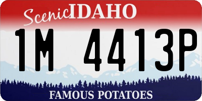 ID license plate 1M4413P