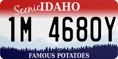 ID license plate 1M4680Y