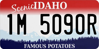 ID license plate 1M5090R