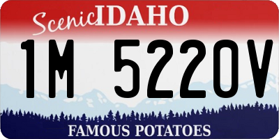 ID license plate 1M5220V