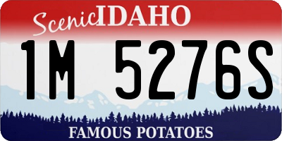 ID license plate 1M5276S