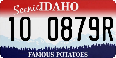 ID license plate 1O0879R