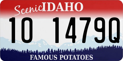 ID license plate 1O1479Q