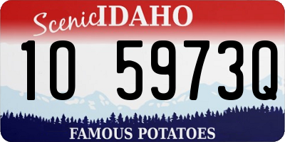 ID license plate 1O5973Q