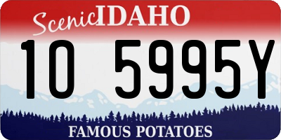 ID license plate 1O5995Y