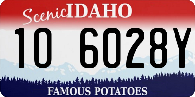 ID license plate 1O6028Y