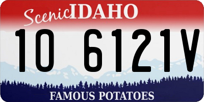 ID license plate 1O6121V