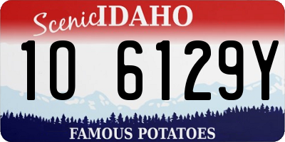 ID license plate 1O6129Y