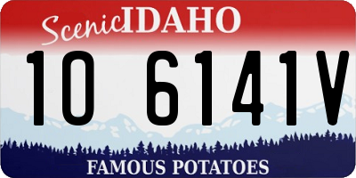 ID license plate 1O6141V