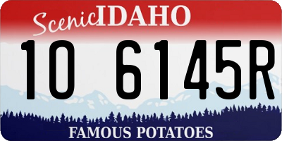 ID license plate 1O6145R