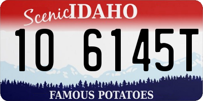 ID license plate 1O6145T
