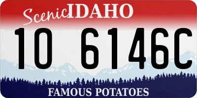 ID license plate 1O6146C