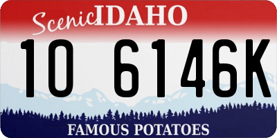 ID license plate 1O6146K