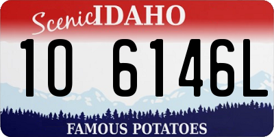 ID license plate 1O6146L