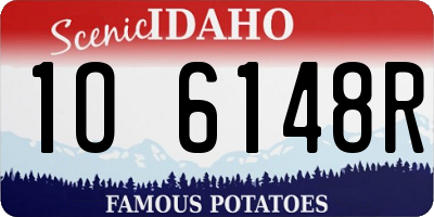 ID license plate 1O6148R