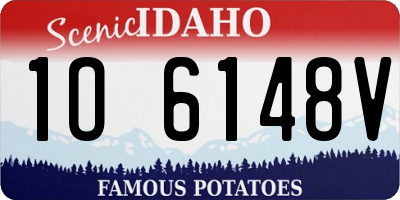 ID license plate 1O6148V