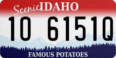 ID license plate 1O6151Q