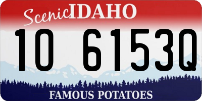 ID license plate 1O6153Q