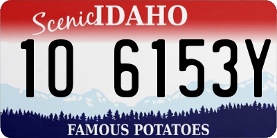ID license plate 1O6153Y
