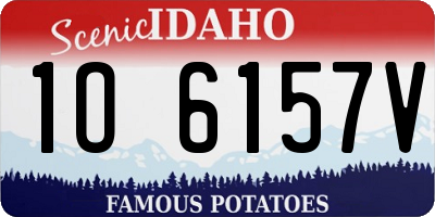 ID license plate 1O6157V