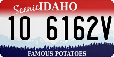 ID license plate 1O6162V