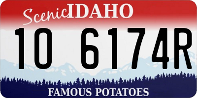 ID license plate 1O6174R