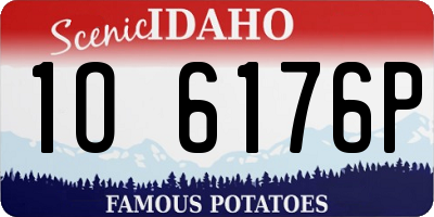 ID license plate 1O6176P
