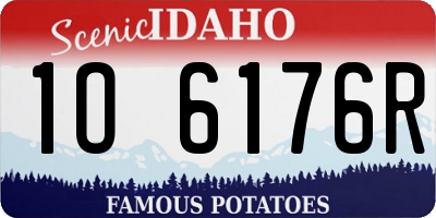 ID license plate 1O6176R