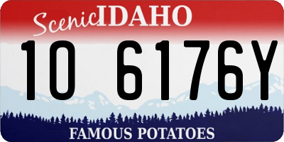 ID license plate 1O6176Y