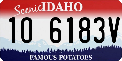 ID license plate 1O6183V
