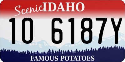 ID license plate 1O6187Y