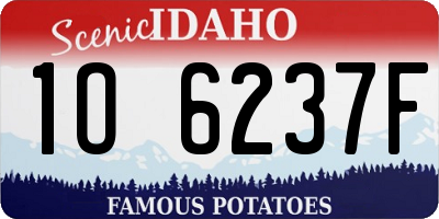 ID license plate 1O6237F