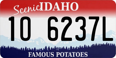 ID license plate 1O6237L