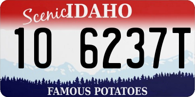 ID license plate 1O6237T