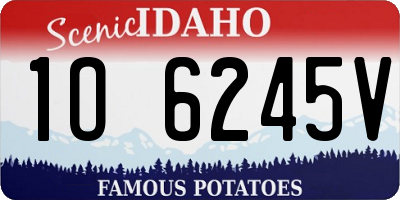 ID license plate 1O6245V