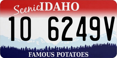 ID license plate 1O6249V
