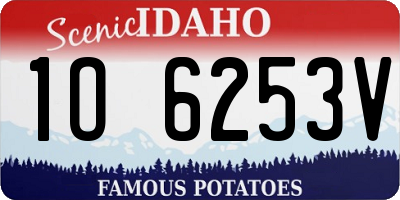 ID license plate 1O6253V