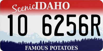 ID license plate 1O6256R